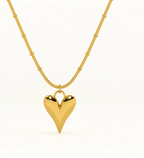 Heart-shaped sleek chain