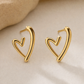 Sweetheart Studs Earrings