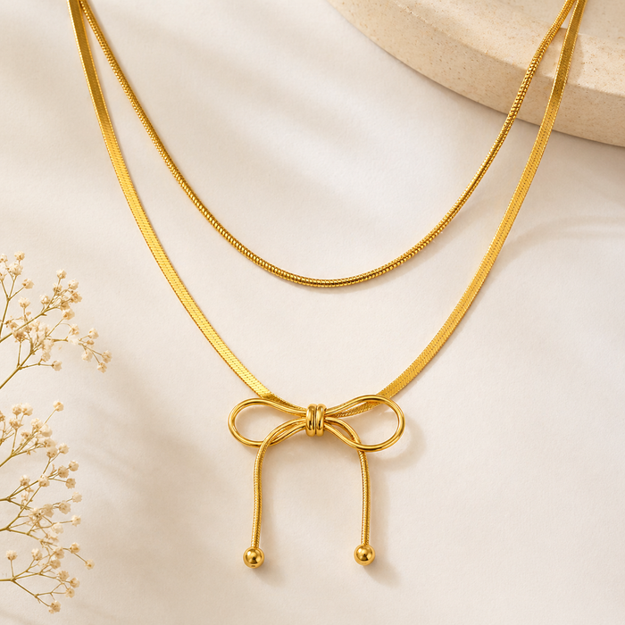 Bow Dual Layer Sleek Chain