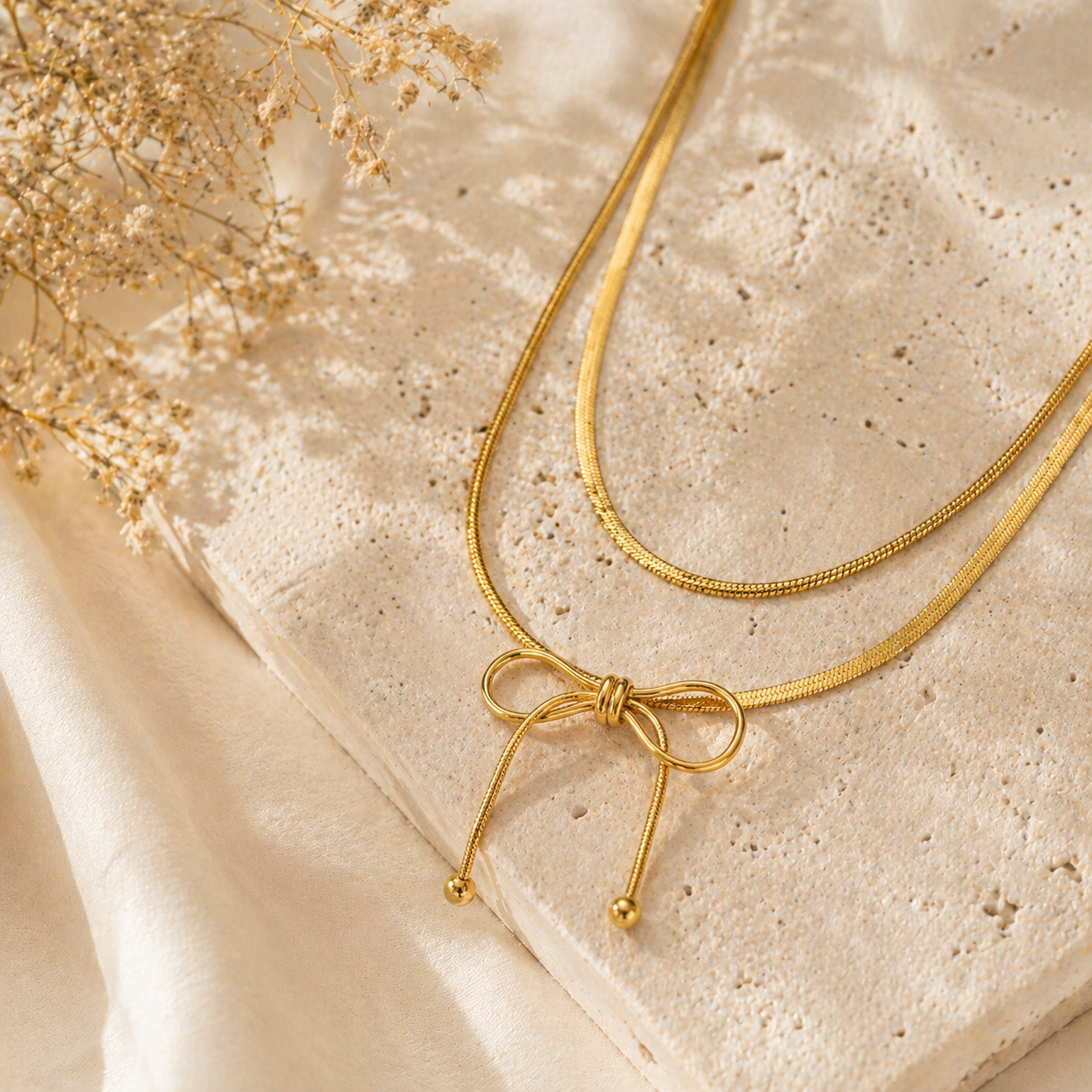 Bow Dual Layer Sleek Chain