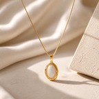 Elara Glow Necklace Anti Tarnish Waterproof Gold Sleek chain for Women