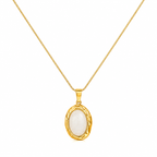Elara Glow Necklace Anti Tarnish Waterproof Gold Sleek chain for Women