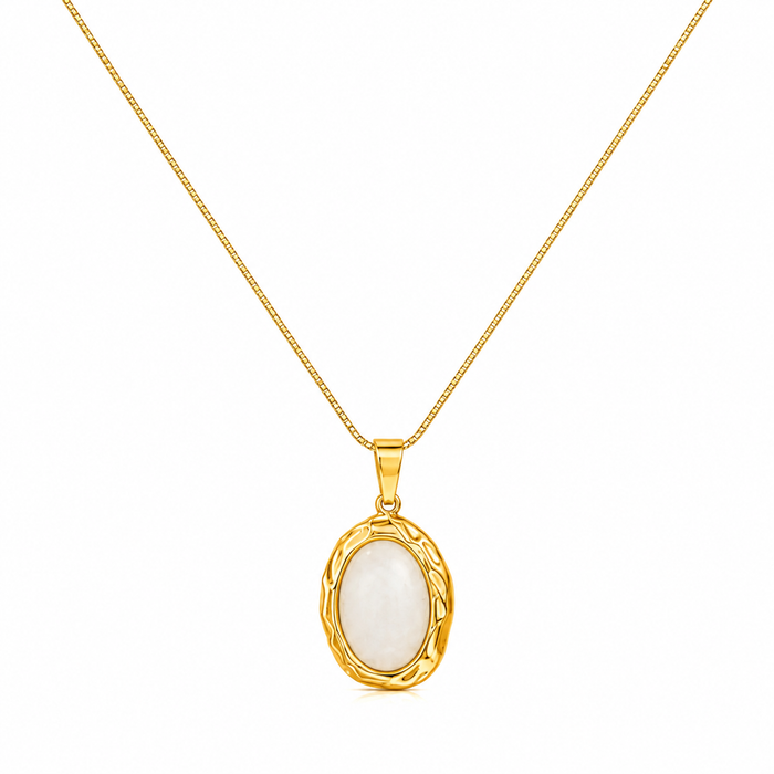 Elara Glow Necklace Anti Tarnish Waterproof Gold Sleek chain for Women