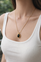 Moonburst Midnight Promise Necklace
